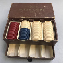 Load image into Gallery viewer, Box Set of 100 Vintage Clay Peau Doux (PO-DO) Boston Terrier Poker Chips (As Is)
