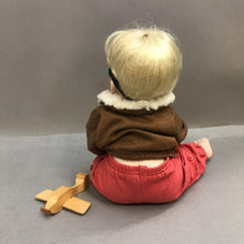 Load image into Gallery viewer, Danbury Mint Porcelain Doll - Tommy the Aviator Pilot (9.5")
