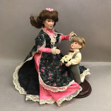Load image into Gallery viewer, Danbury Mint Porcelain Doll Set - Mother's Day by Judy Belle, Mother &amp; Son (10")
