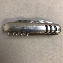 Load image into Gallery viewer, Riffle &amp; Assocs Inc Wayne ILL. 60184 Pocket Knife (3")
