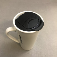 Load image into Gallery viewer, Starbucks 16 oz Travel Mug with Handle and Black Lid, White with Green Siren (2 Available)
