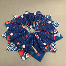 Load image into Gallery viewer, Fold &amp; Stitch Chicago Cubs Wreath (17")
