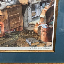 Load image into Gallery viewer, Charles Peterson Signed &amp; Framed Print, "Carousel Horses" w/ Figures From the Past (29x35.5)
