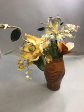 Load image into Gallery viewer, Brown Pottery Vase with Flowers (22")
