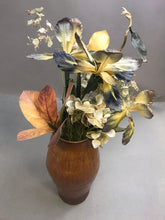 Load image into Gallery viewer, Brown Pottery Vase with Flowers (22")
