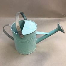 Load image into Gallery viewer, Rustic Galvanized Steel Painted Watering Can (9")
