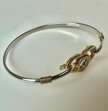 Load image into Gallery viewer, Two-Tone God's Heart Bracelet (2.5" Inside Diameter)
