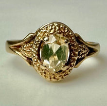 Load image into Gallery viewer, 10K Gold Topaz Ring sz 5.5 (1.8g)
