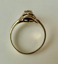 Load image into Gallery viewer, 10K Gold Topaz Ring sz 5.5 (1.8g)
