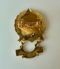 Load image into Gallery viewer, Vintage Cross &amp; Crown Sunday School Pin (1.5")
