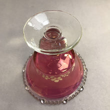 Load image into Gallery viewer, Padan City Hand Painted Cranberry Red Beaded Covered Compote (9")
