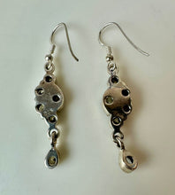 Load image into Gallery viewer, Sterling Swiss White Topaz Drop Earrings (2")
