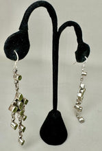 Load image into Gallery viewer, Sterling Peridot Chandelier Earrings (3.5")
