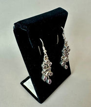 Load image into Gallery viewer, Sterling Amethyst Drop Earrings (2.25")
