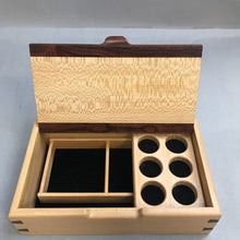 Load image into Gallery viewer, Handcrafted Wood Treasure Box Signed (3x11x7)
