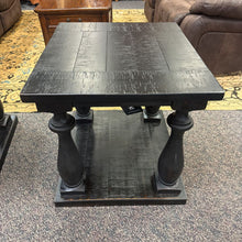 Load image into Gallery viewer, Black End Table (25x24x27) AS IS
