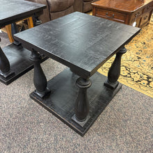 Load image into Gallery viewer, Black End Table (25x24x27) AS IS
