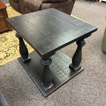 Load image into Gallery viewer, Black End Table (25x24x27) AS IS
