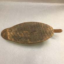 Load image into Gallery viewer, Vintage Rustic Wood Carved Brown Duck Decoy (5x18)
