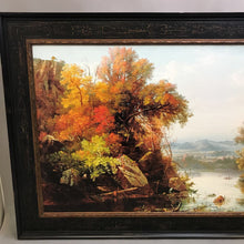 Load image into Gallery viewer, Framed Gignoux Canvas Print, "Indian Summer" (26x36)
