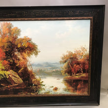 Load image into Gallery viewer, Framed Gignoux Canvas Print, "Indian Summer" (26x36)
