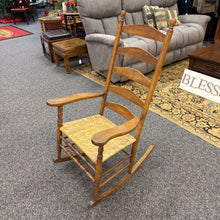 Load image into Gallery viewer, Ladder Back Rocking Chair (47x24x32)

