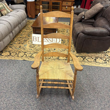 Load image into Gallery viewer, Ladder Back Rocking Chair (47x24x32)

