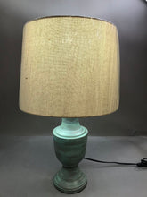 Load image into Gallery viewer, Blue Whitewash Table Lamp (24" Tall)
