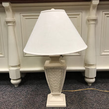 Load image into Gallery viewer, New Beige Wicker Table Lamp (32" Tall)
