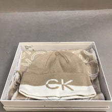 Load image into Gallery viewer, New Calvin Klein Women's Logo Hat and Scarf 2 Piece Set
