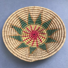 Load image into Gallery viewer, Vintage Native American Coiled Bowl Basket (10")
