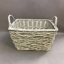 Load image into Gallery viewer, White Wicker Basket (9x16x13)
