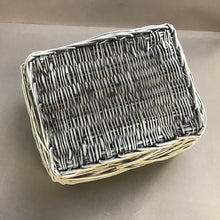 Load image into Gallery viewer, White Wicker Basket (9x16x13)

