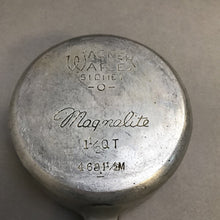 Load image into Gallery viewer, Wagner Ware Sidney -O- Magnalite 4681 1/2 M 1.5 Qt Saucepan 1940’s With Lid
