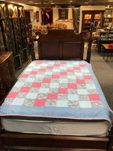 Load image into Gallery viewer, Handmade Blue &amp; Pink Quilt (82x68)

