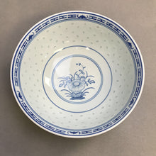 Load image into Gallery viewer, Tienshan "Rice Flower" Blue &amp; White Serving Bowl (~3.5x8.5)
