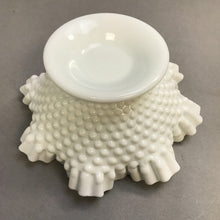 Load image into Gallery viewer, Fenton Hobnail Milkglass Footed Large Bowl Ruffle Edge (10")
