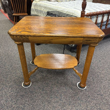 Load image into Gallery viewer, Antique Oak Table w/Drawer (30x36x26)
