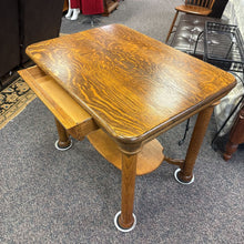 Load image into Gallery viewer, Antique Oak Table w/Drawer (30x36x26)
