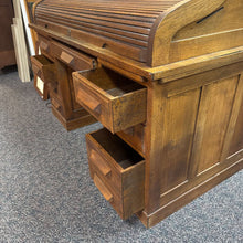 Load image into Gallery viewer, Antique Rolltop Desk (44x60x34) AS IS
