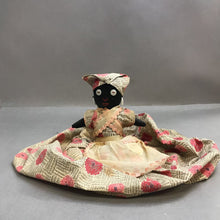 Load image into Gallery viewer, Vintage Primitive Black Folk Art Fabric/Cloth Doll Toaster Cover
