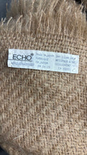 Load image into Gallery viewer, Echo Hand Woven Tan Delicate Shawl (44x44)
