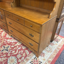 Load image into Gallery viewer, Kroehler Hard Rock Maple Dresser Hutch (72x40x18)

