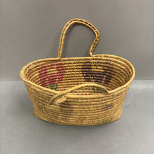 Load image into Gallery viewer, South African Indian Coiled Basket W/ Handles (10x7x11)
