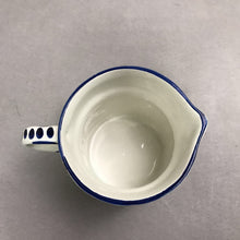 Load image into Gallery viewer, Hand Painted Delft Blue Windmill Creamer Pitcher (4")
