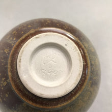 Load image into Gallery viewer, Studio Pottery Brown Glazed Vase W/ Gold Specks (7")
