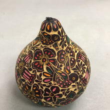 Load image into Gallery viewer, Hand Carved Hand Painted Gourd Folk Art (5")
