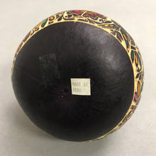 Load image into Gallery viewer, Hand Carved Hand Painted Gourd Folk Art (5")
