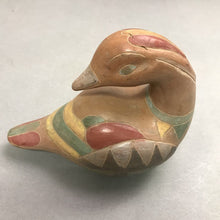 Load image into Gallery viewer, Mexican Art Pottery Duck Figure Folk Art Hand Painted (7x8)

