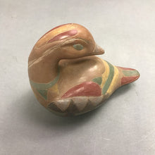 Load image into Gallery viewer, Mexican Art Pottery Duck Figure Folk Art Hand Painted (7x8)
